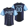 thumbnail image 3 of LS Custom Baseball Jersey Breathable Sportswear Team Training T-shirts School Uniform  Personalized Name Logo Number, 3 of 7
