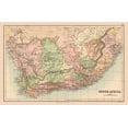 thumbnail image 2 of Black 24x17 White Modern Wood Framed Museum Art Print Titled - South Africa - Black 1867, 2 of 4