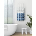thumbnail image 3 of Toalleros de pared Bethom Bathom para baño, color blanco, 3 of 6