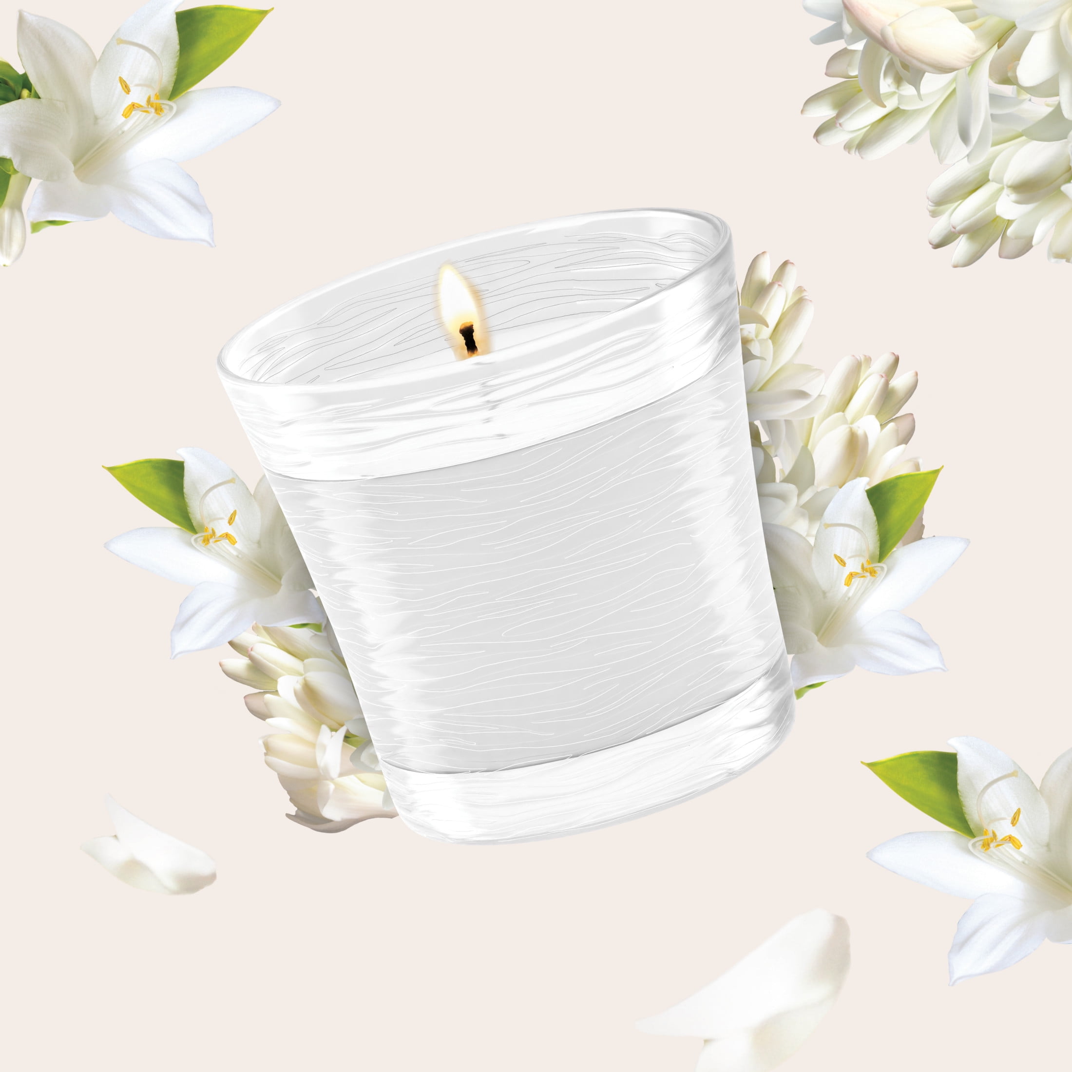 Glade Single Wick Candles, Clean Linen, 8.16 oz, 2 Count