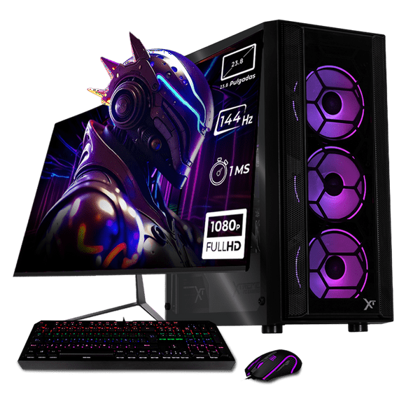 PC Gamer Completa Xtreme PC Gaming NVIDIA GeForce RTX 5060 AMD Ryzen 5 5500 16GB SSD 1TB Monitor WIFI White