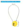 thumbnail image 2 of Uxcell Small Combination Lock 11.8 Inch, 1 Pack 3 Digit Padlock for Gym Locker, Yellow, 2 of 6