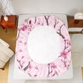 thumbnail image 5 of Homewish Boys Girls Flower Cherry Blossoms Full Size Sheets 4-Piece,Pink Floral Sakura Breathable Bed Sheets,Japanese Style Lightweight Sheet Sets,Breathable Home Decor, 5 of 7