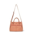 thumbnail image 6 of Koltov Vegan Leather Joy Large Satchel, Salmon, 6 of 7