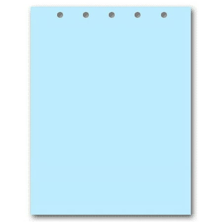 Blue Paper With 5 Holes on Top