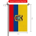 Curated visual reference: Ecuador Flag Ecuadorian Garden Flags 12X18 Double Sided Small Burlap Photo Inspiration
