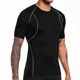 thumbnail image 1 of Tops para hombre, blusas y camisas de manga corta con cuello redondo para hombre, blusas deportivas informales elásticas de color liso para hombre, blusa de poliéster para hombre., 1 of 7
