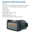 thumbnail image 3 of Solar Automatic Variable Light Welding Glasses with Dual Lens Welding Antiglare Protection Eye Cover Professional Argon Arc Weld Glasses Utility Welding Tool Deep Green, 3 of 8
