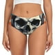 thumbnail image 1 of Fotbe Modern Hip-Hop Skull Calzones Estampados para Mujer – Ropa Interior de Algodón, Cómoda, Suave y Elástica-Medium, 1 of 6