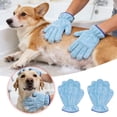 thumbnail image 1 of BotaniNest Coral Fleece Grooming For & Cats Bathing Soft Wash For Home Use (1 Pair), 1 of 7