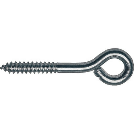 

ProSource LR218 Medium Eye Screw Eyes 2-1/16 Inch #104 Medium Steel Eye Screws Bulk (Case of 20)