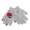Gray, variant on Gloves Mittens, Winter Fashion Cute Animal Print Kids Hooded Knit Warm Finger Gloves, Gloves Red One Size