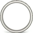 thumbnail image 2 of Titanium Flat Tread Design 6mm Brushed Band (Size 7.5) Made In United States tb72-7.5, 2 of 5
