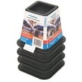thumbnail image 2 of Shepherd 9523 Bed Risers 4 Count Requested Update Title: Shepherd 9523 Heavy-Duty Bed Risers, 4-Pack, Raises Bed Up to 8 Inches, Black Furniture&nbsp;, 2 of 2