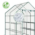 thumbnail image 5 of UBesGoo 56" Walk-in Greenhouse with 8 Shelves, PVC Cover, Indoor Outdoor, Transparent, 5 of 9