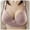 Purple, variant on Women V Shaped Bra Comfortable Hollow Breathable Supportive Seamless Underwire Large Cup Lingerie T-Shirt Bra