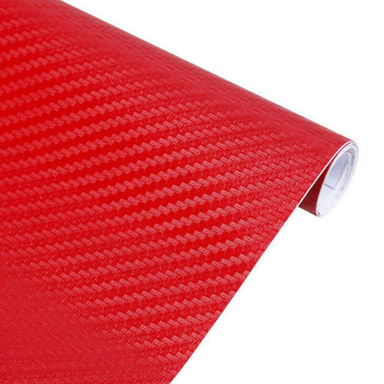 Fule 3D Car tablet Red Interior Accessories Panel Carbon Fiber