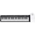 thumbnail image 1 of Silicone 49-keys Foldable Roll-up Electronic Piano Portable Roll-up Keyboard Piano, 1 of 4