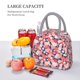 thumbnail image 5 of Easygdp Japanese Cherry Blossoms Bolsa de Almuerzo Insulada Grande, Forro de Aluminio, Diseño Espacioso, a Prueba de Fugas, Ideal para Trabajo, Picnics, Viajes y Actividades al Aire Libre, 5 of 6