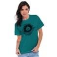 thumbnail image 5 of Whale Compass Free Spirit Animal Women's Graphic T Shirt Tees Brisco Brands X, 5 of 6