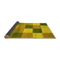 thumbnail image 2 of Ahgly Company Indoor Rectangle Abstract Yellow Contemporary Area Rugs, 7' x 10', 2 of 4