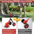 Grass Trimmer Cordless Electric Weed Eaters & Weed Trimmer, Tanbaby 6 inch Weed Wacker Kit with