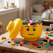 LEGO Small Yellow Minifigure Storage Head, Boy