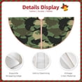 thumbnail image 5 of Kll Camouflage Shark Christmas Tree Skirt 36",Party Decorations Farmhouse For Christmas Decorations Holiday Party, 5 of 8