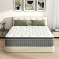 thumbnail image 3 of Abunitt 10 inch Twin Mattress, Gel Memory Foam Pocket Innerspring Hybrid Mattress In a Box Medium Firm, Adult, 3 of 7