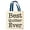 Navy, variant on Retirement Gifts for Women Best Quitter Ever Lightweight Navy Canvas Tote Bag