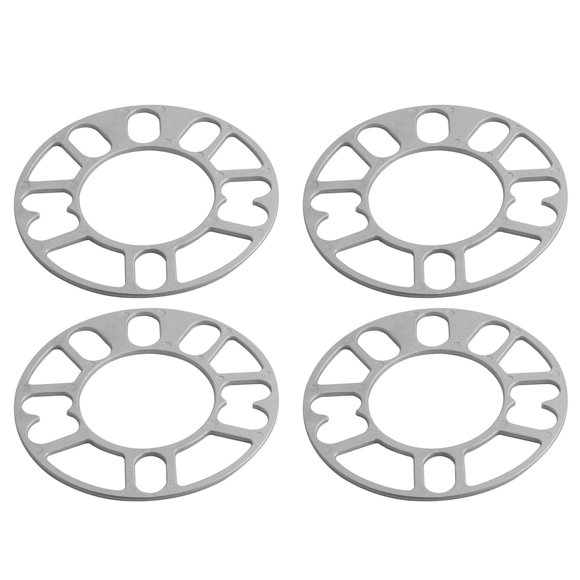 4Pcs Aluminum Wheel Spacers Shims Plate Auto Wheel Spacers 3mm Stud for 4X100 4X114.3 5X100 5X108 5X114.3 5X120