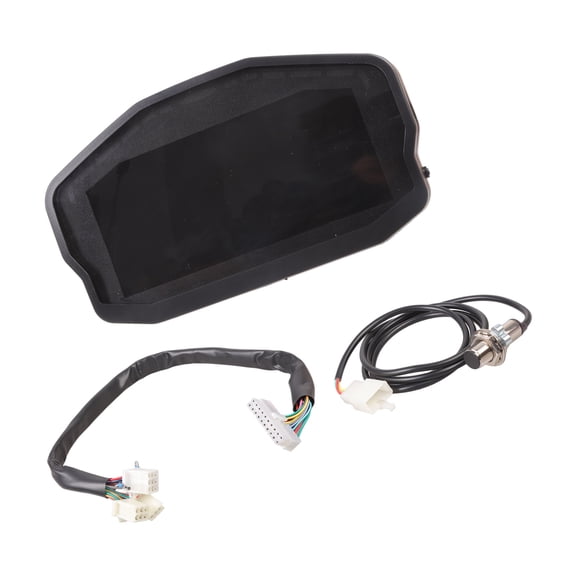 Motorcycles Speedometer Gauge,12V Motorcycles LED Digital Speedometer Tachometer Digital Odometer 14000RPM