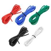 20 Gauge Silicone Wire 20AWG Stranded Wire Tinned Copper Wire High Temp Wire 5 Color 1.5m/4.92ft 5pcs