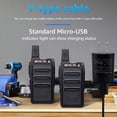 thumbnail image 4 of Walkie Talkie Retevis RT19 Mini 1300 mAh con auricular (paquete de 10), 4 of 9