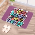 thumbnail image 5 of Valentine's Day Non-Slip Polyester Door Mat Floor Rug, Machine Washable Office Rug, 5 of 6
