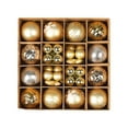 thumbnail image 2 of Juego de Bolas navideñas de 36 piezas BLESIY Adorno colgante Oro, 2 of 8