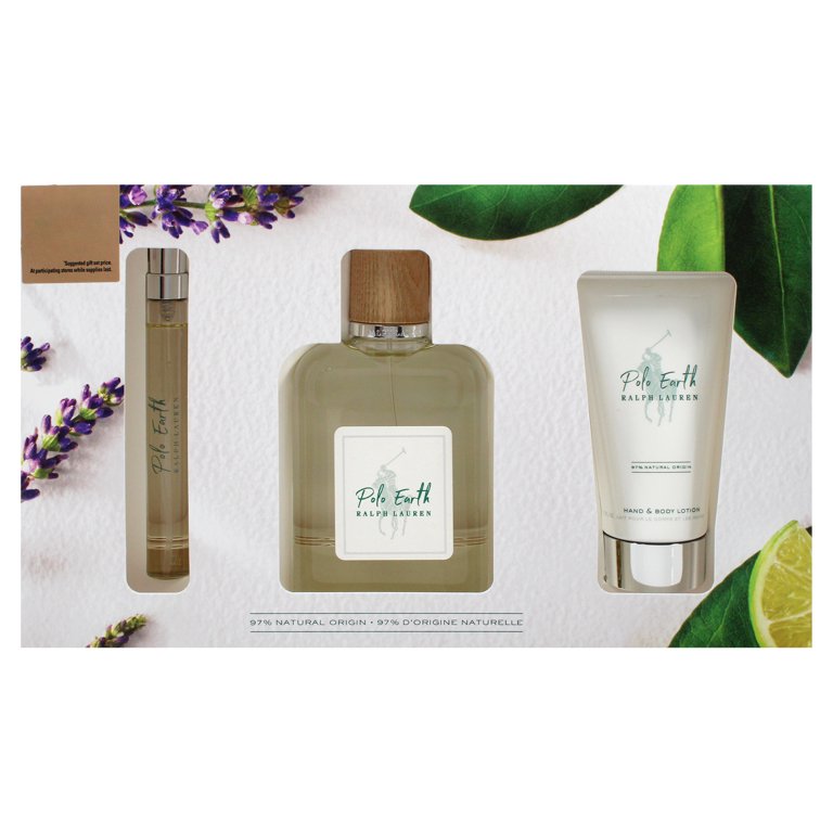 Ralph Lauren Polo Earth Cologne, 4 Pc Men's Perfume Gift Set