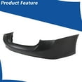 thumbnail image 4 of WFLNHB Rear Bumper Cover with Park Assist Holes Replacement for Malibu 2016-2018, 4 of 4