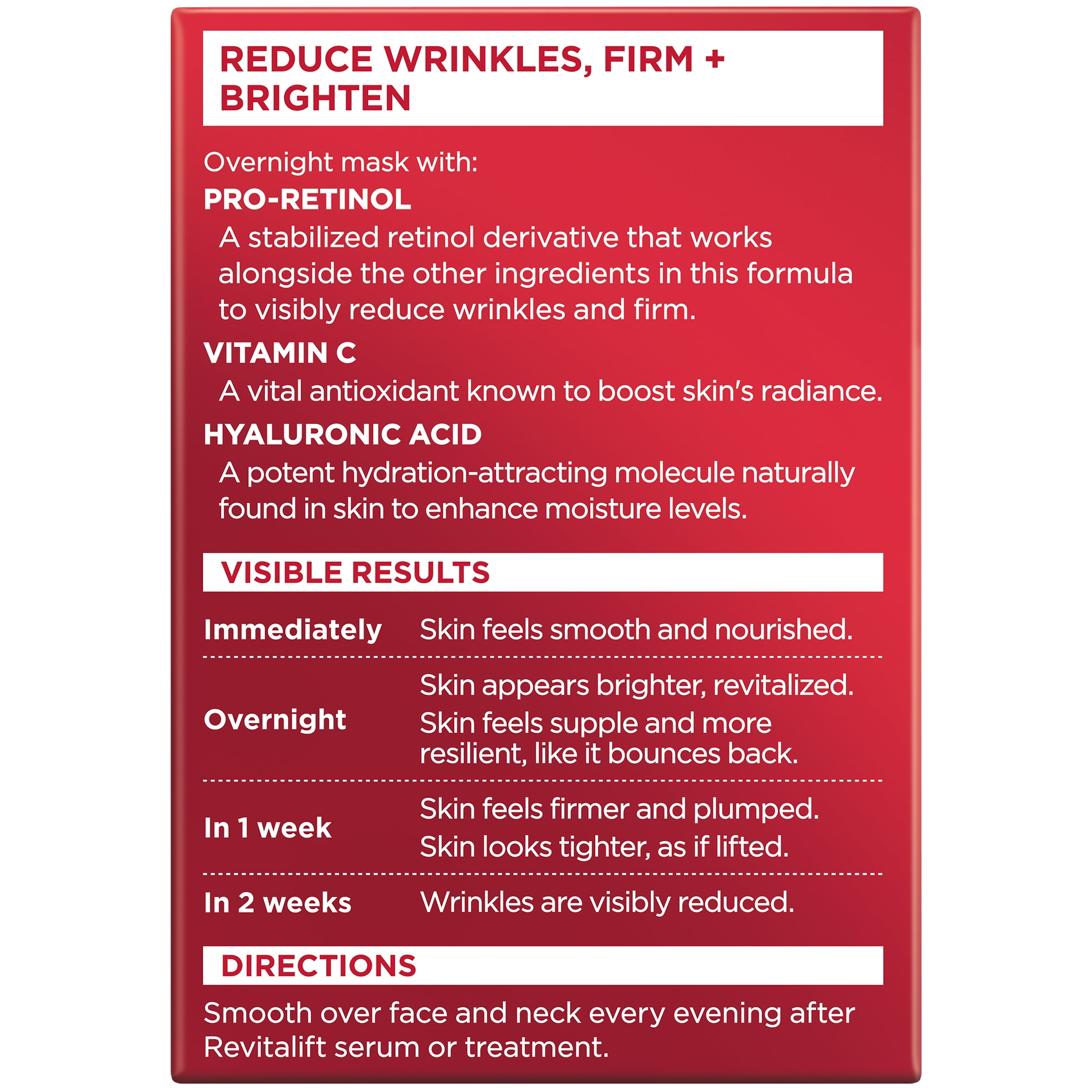 loreal overnight treatment