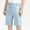 Light Blue, variant on ZOYOEN Girls Chino Shorts with Pockets- Casual Pull On Knee Length School Uniform Beige Size 6-16