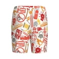 thumbnail image 2 of Haiem Firefighter Icons Men's Pajama Short with Soft Woven Cotton Elastic Waistband Sleep Short-Small, 2 of 9