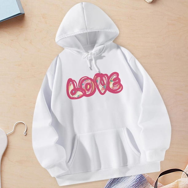 Sudadera con capucha para mujer, sudaderas de manga larga, Tops, ropa creativa de otoño, suéter con capucha para oficina, viajes, compras, , xxl Yinane Sudadera Mujer