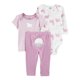 thumbnail image 1 of Conjunto Carter's Child of Mine Niña 0-3M Estampado Ovejas Morado 3 Piezas, 1 of 4