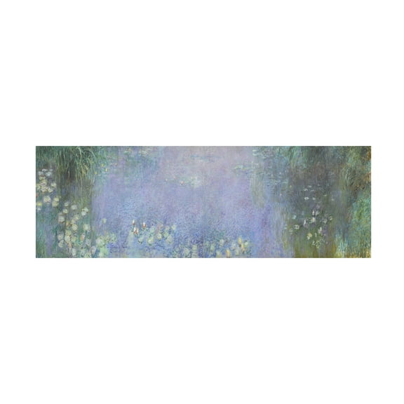 Monet 'The Water Lillies Morning' Canvas Art