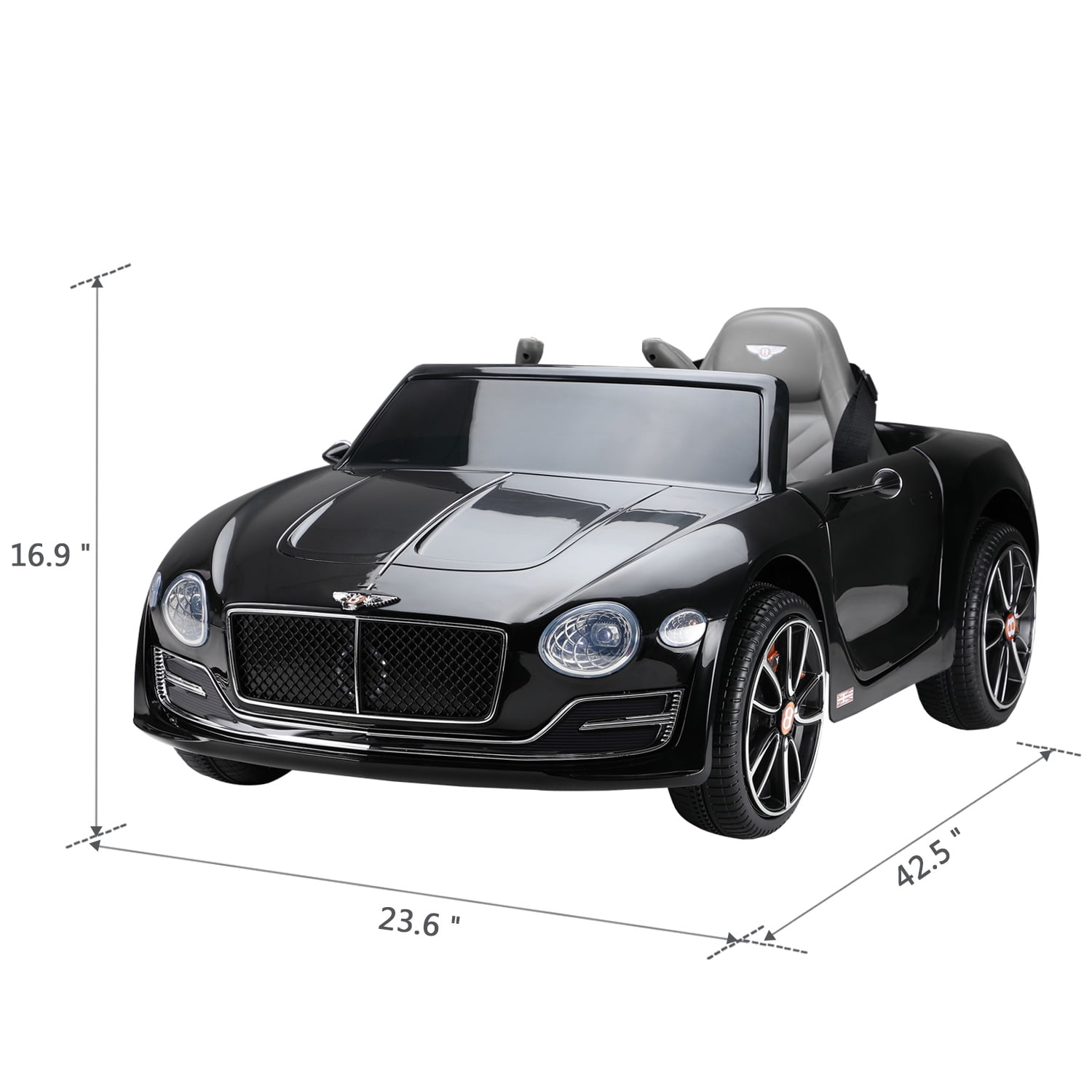 Kepooman Electric Remote Control Truck, Kids Toddler Ride On Cars 6V Battery Motorized Vehicles with 3 Remote Control, Music, seat Belts, LED Lights, Black Kepooman Electric Remote Control Truck, Kids Toddler Ride On Cars 6V Battery Motorized Vehicles with 3 Remote Control, Music, seat Belts, LED Lights, Black