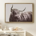 thumbnail image 2 of PixonSign Highland Cow Canvas Print Framed Wall Art, 24x36 inches, 2 of 5
