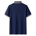 thumbnail image 3 of ShomPort Mens Work T Shirt with Button Lapel Short Sleeve T Shirt Summer Causal Tee, 3 of 3