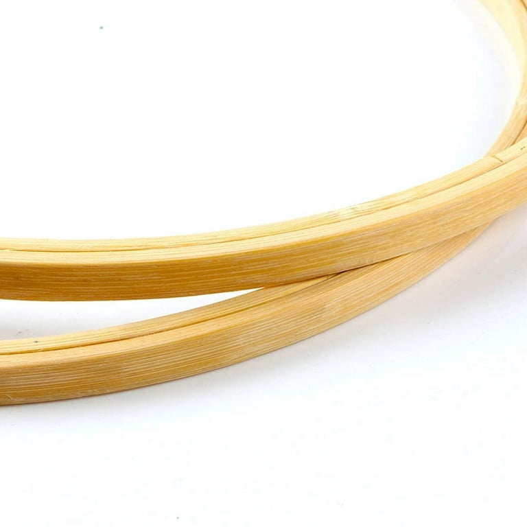 1pc10-40cm Mini Wood Embroidery Hoop Stitch Bamboo Hoop Kit Ring Embroidery  Cross Frame Large Sewing Tools Accessories Decor