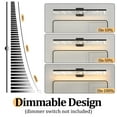 thumbnail image 5 of Black Bathroom Light Fixtures 32 inch Dimmable Metal Wall Sconce Fixtures Over Mirror LED Vanity Light Bar for Restroom Mirror 3000K Warm White Light, 5 of 8