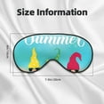 thumbnail image 5 of Fuzoiu Hello Summer Gnome 1 Print Sleep Masks,Eye Masks with Adjustable Strap for Sleeping,Night Eye Shade for Women Men,Eye Cover for Full Night's Sleep, Travel and Nap, 5 of 7